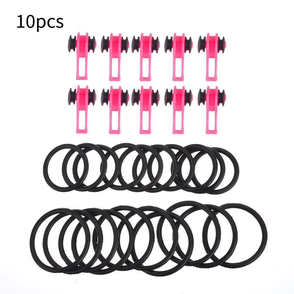 10Pcs/Bag Plastic Fishing Hook Keeper for Fishing Rod Pole Fishing Lures Bait Safety Holder Fishing Tackle