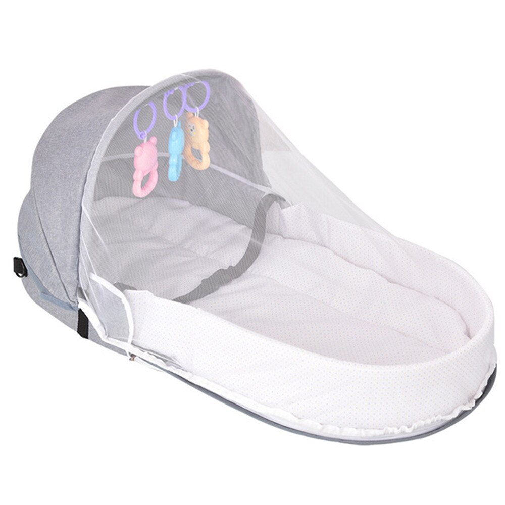 Baby Reizen Bed Zon Bescherming Klamboe Baby Bedjes Opvouwbare Ademend Baby Nest Mummie Luiertassen Slapen Mand