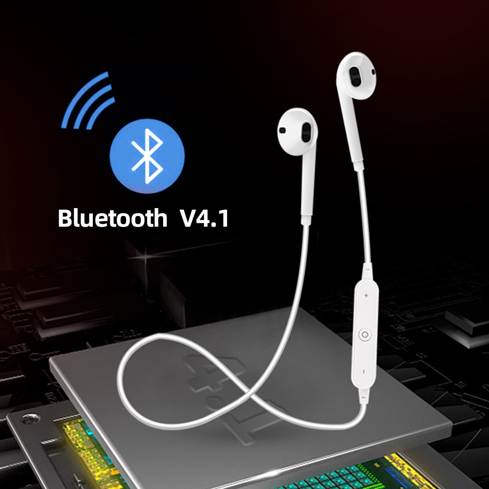Magnetische Draadloze bluetooth Oortelefoon muziek headset Telefoon Nekband sport Oordopjes Oortelefoon met Microfoon Voor iPhone Samsung Xiaomi