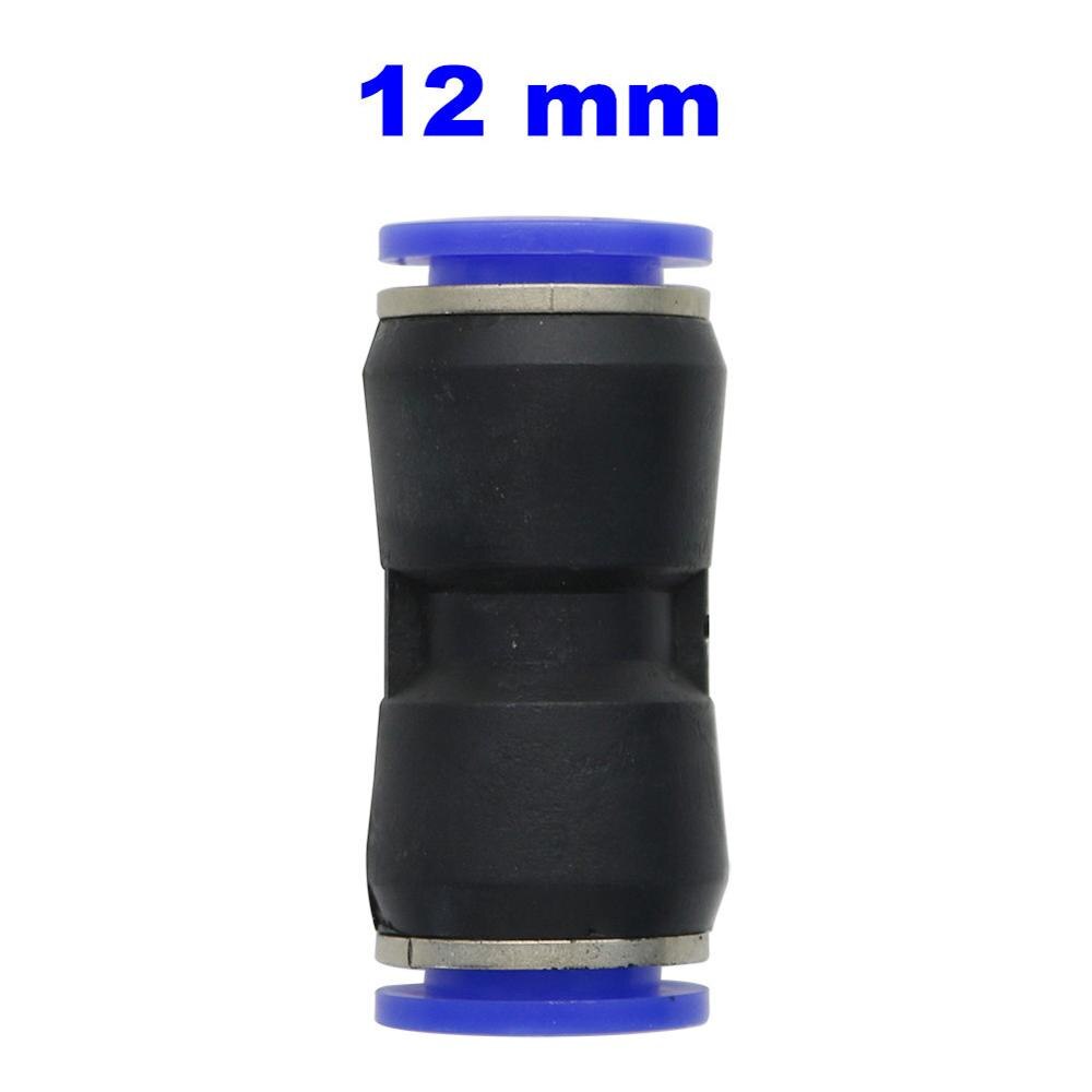 Conector recto de conexión rápida de PVC, interfaz de conexión de puerto 4/6/8/10/12/14/16mm, componentes neumáticos de conector de agua 3 uds: 12 mm