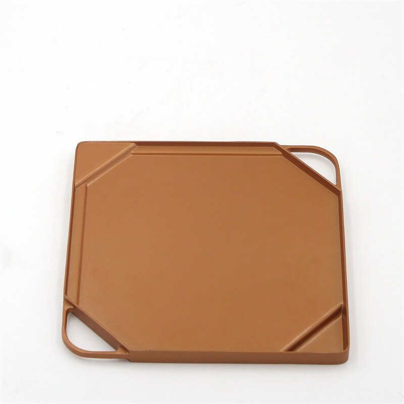 Multifunctional Copper Color 27 Cm Die-casting Aluminum Alloy Double-sided Baking Tray Baking Tray Thawing Tray