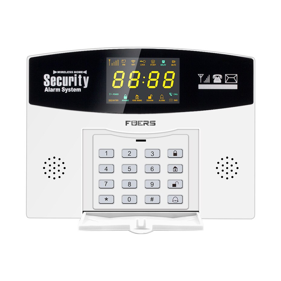 Fuers – détecteur de mouvement PIR W210, Kit système d&#39;alarme intelligent, wi-fi, sans fil, capteur de mouvement de sécurité domestique, écran LCD couleur