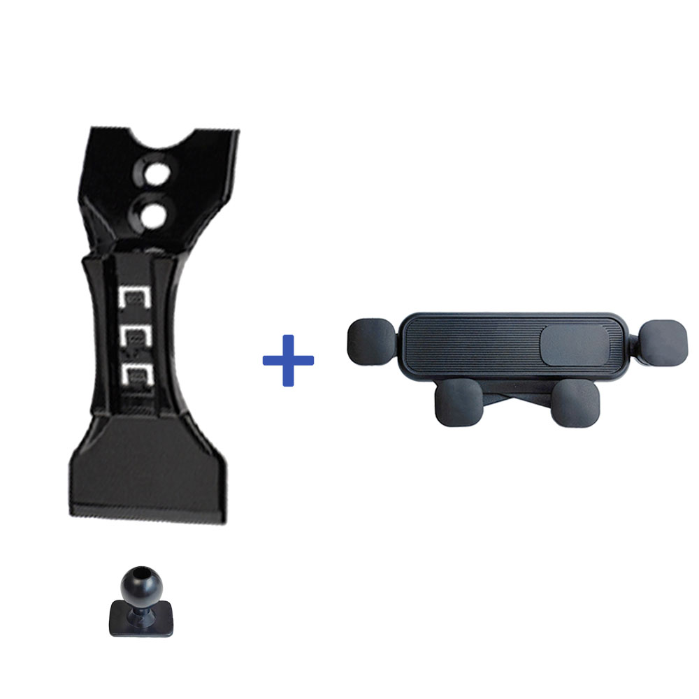 For Mercedes Benz C Class C200 260 300 W205 Car Phone Holder Special Fixed Bracket Base Wireless Charging: Red