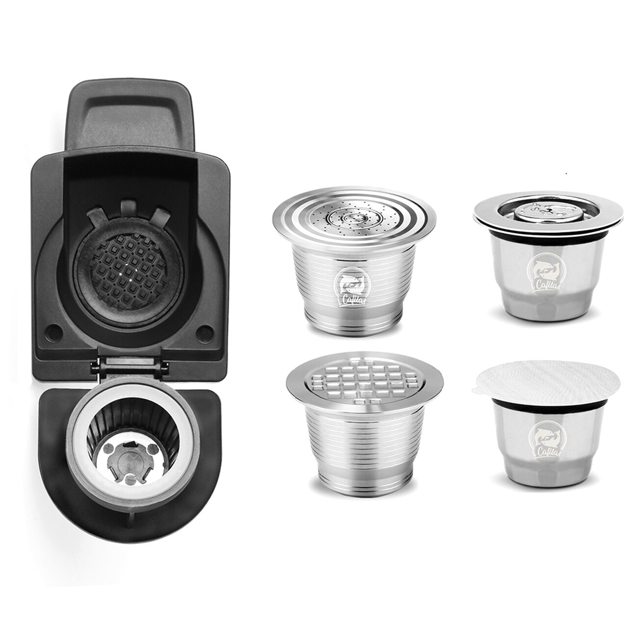 Capsule Adapter For Nespresso Original Capsules Convert To A Holder Coffee Capsule Size Converter For Dolce/Gusto/Crema Maker: Default Title