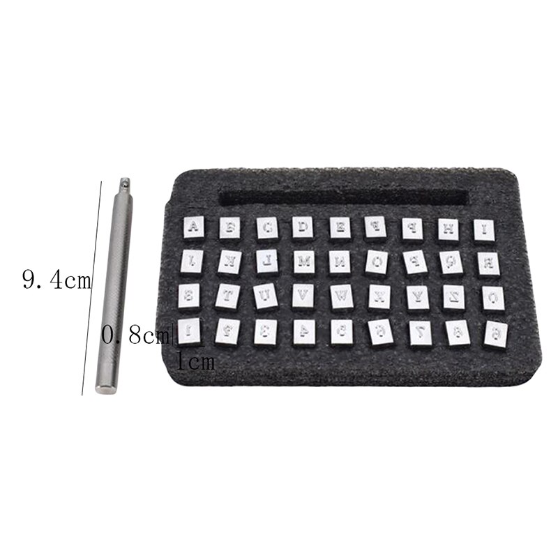 Leather Working Saddle Making Tools Leather Carving Craft Stamps Leather Craft Stamping Solid Metal Printinting Tool: 3.3mm