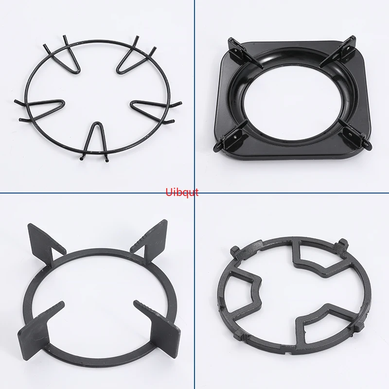 Soporte de hierro fundido para ollas y sartenes, estante para quemador, estufa de Gas, herramientas de cocina, accesorios de utensilios de cocina, protector de estufa