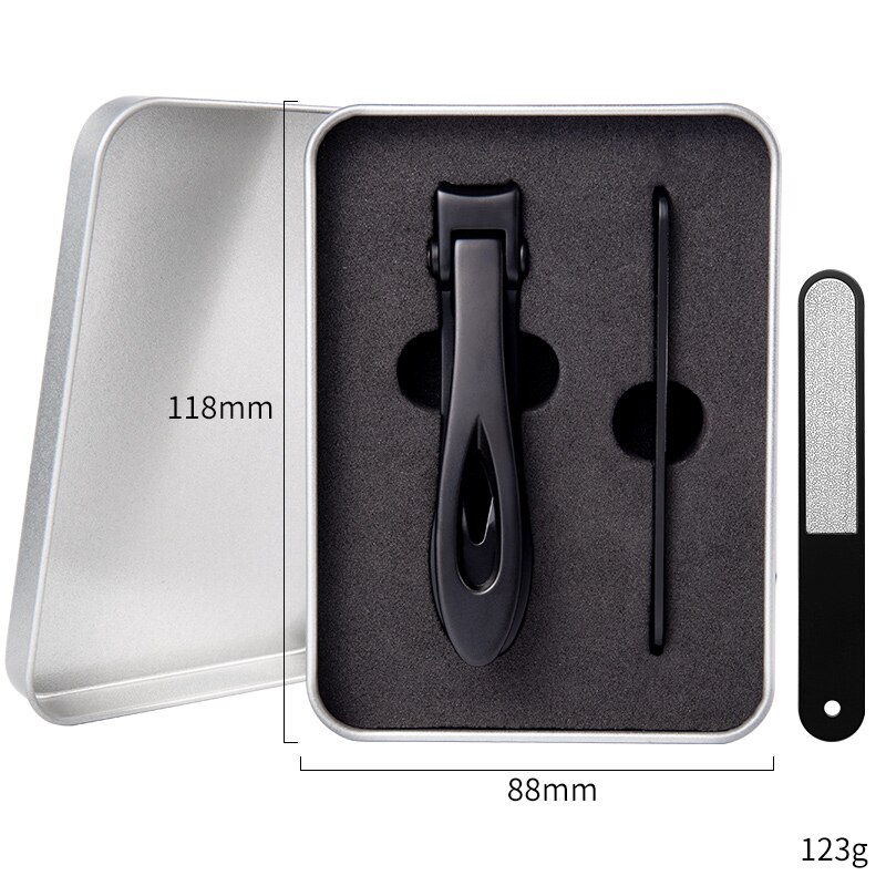 Wide Jaw Nail Clippers Stainless Steel Manicure Cutter Thick Hard Toenail Fingernail Scissors Trimmer Tools: Ivory