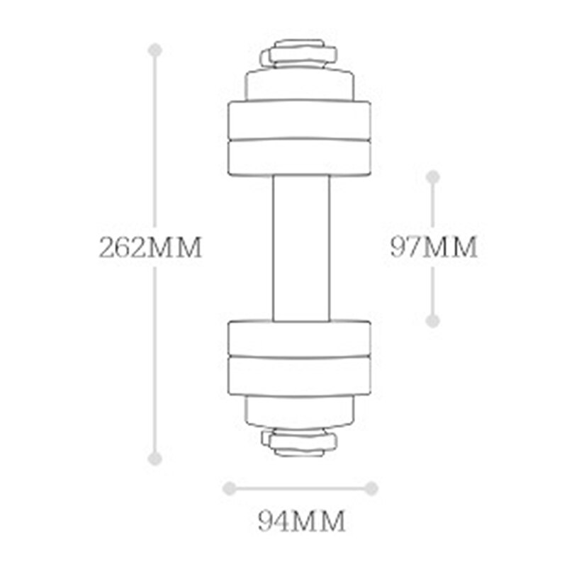 1PC Water-filled Dumbbells Adjustable Exercise Equipment Portable Weight-adjustable Fitness Dumbbell For Training Sport Gym