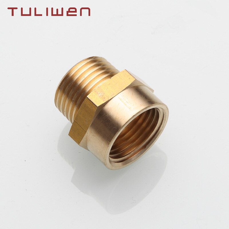 1/2” G Thread (BSP) Female to 1/2” NPT Male Connector BSP to NPT Adapter 1/2 Inch Industrial Metal Brass G Thread to Fittings