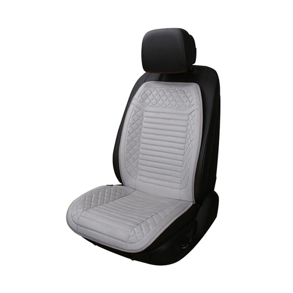 Car Heated Seat Cushion 12V Heated Car Seat Covers Cushion Seat Heater For Winter Heating Thermal Seatpad Car: Gray