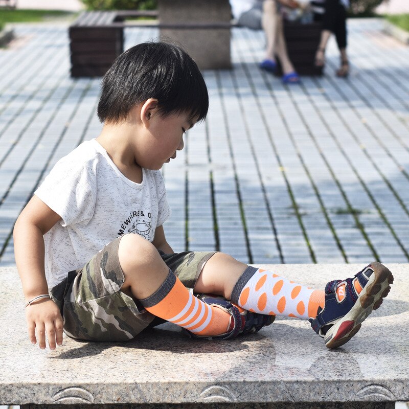Calcetines deportivos de compresión para niños de 3 a 6 años, Media larga, para ciclismo, deportes de bicicleta al aire libre, para todas las estaciones