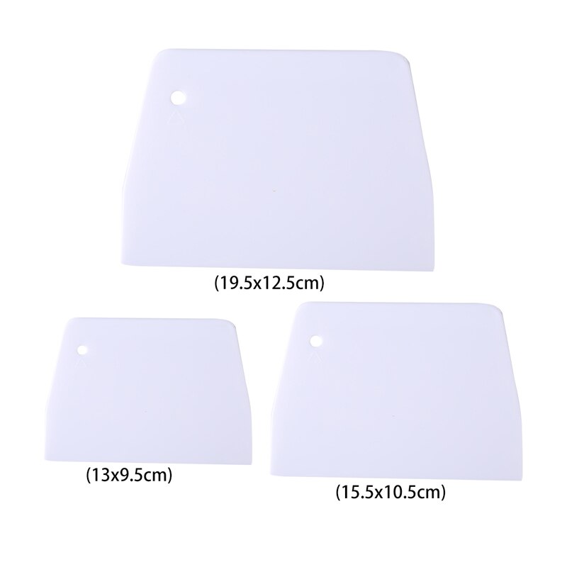 Grattoir artisanal polyvalent 3 tailles pour gratter les Gels et épandage de la Mousse, outils à main utiles: 3pcs