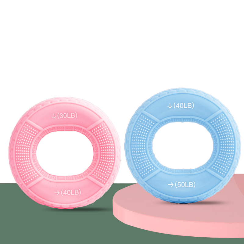 Silicone Adjustable Hand Grip 20-80LB Gripping Ring Finger Forearm Trainer Carpal Expander Muscle Workout Exercise Gym Fitness