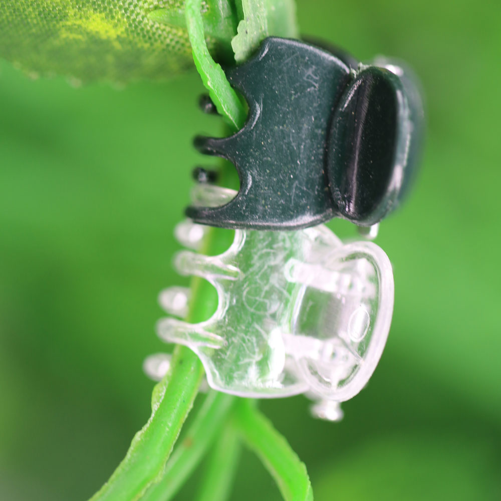 10-200PCS Plastic Plant Support Clips Orchid Stem Clip for Vine Support Vegetable Flower Tied Bundle Branch Clamping Garden Tool