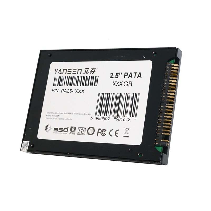 L Kingspec 2.5 Inch 44PIN PATA IDE SSD 16GB 2-C Solid State Disk Flash Hard Disk For HP computer drive internal hard drives