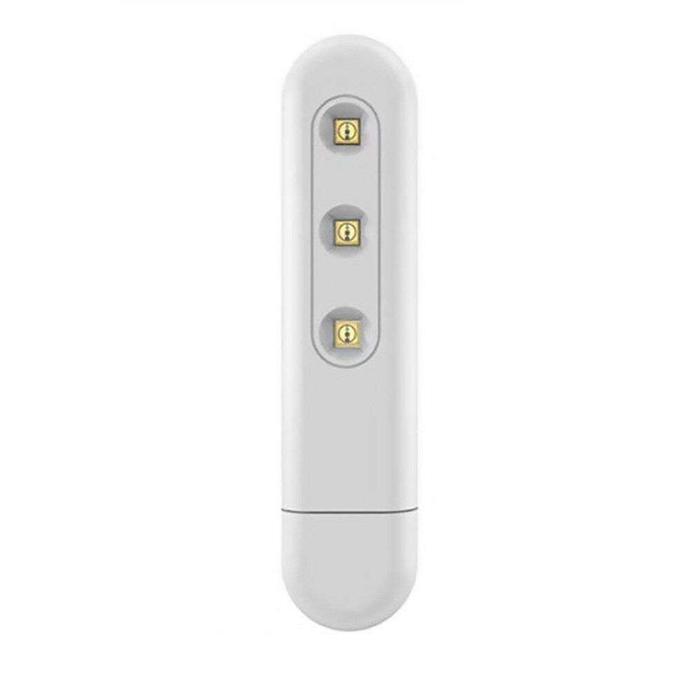 Uv Licht Sanitizer Wand Ultraviolet Desinfectie Lamp Usb Opladen Uvc Sterilisator Licht Uvc Ultraviolet Uv Licht Voor Home Reizen: White