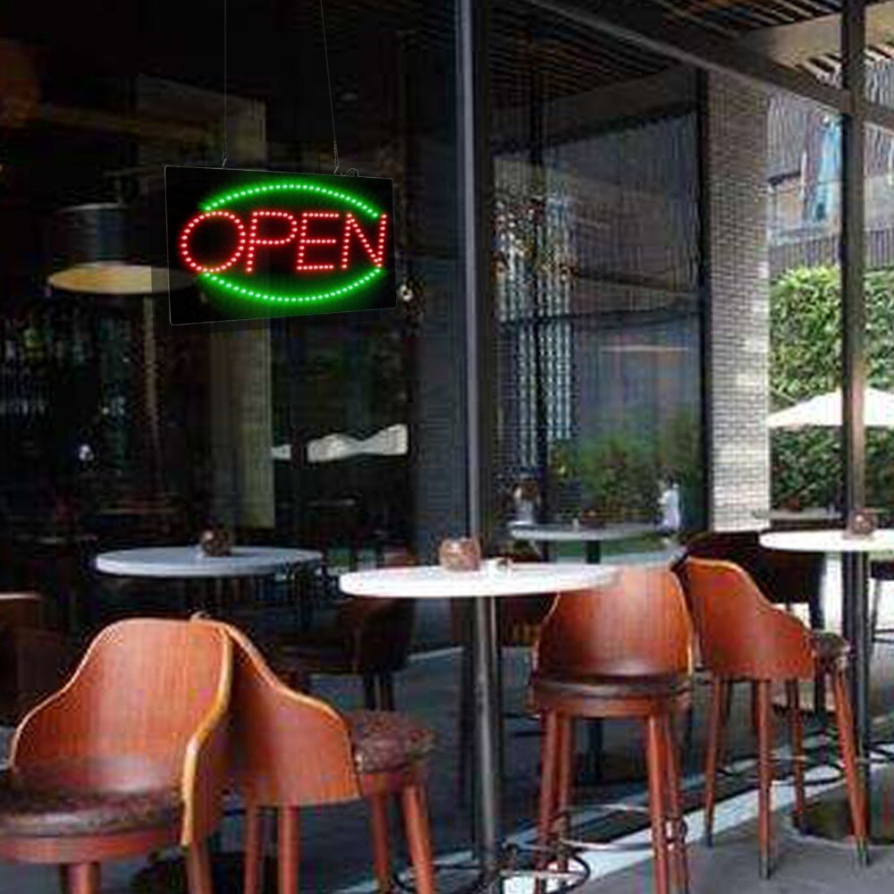 Animated LED Open Sign Advertising Light Board Mall Bright Animated Sports Neon Commercial Billboard with US EU UK Plug