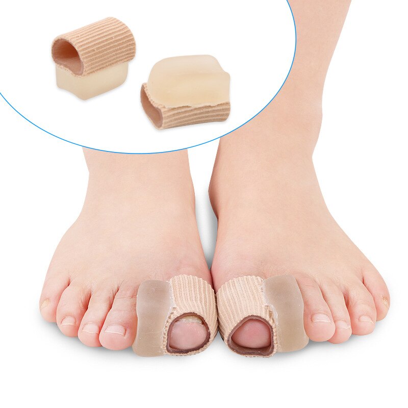 Pexmen 2 Teile/para Gel Zehe Separator Ballen Knochen Ektropium Erzähler Zehen Außen Gerät Fuß Pflege Werkzeuge Hallux Valgus Korrektor