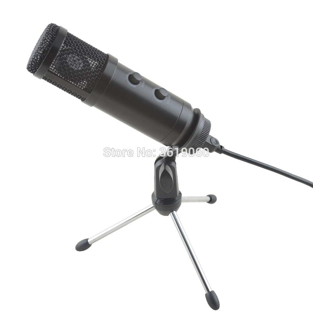 Darmowa wysyłka, MADON BM-800 USB profesjonalny kondensator dźwięku nagrywania studyjnego mikrofon na PC i legtop
