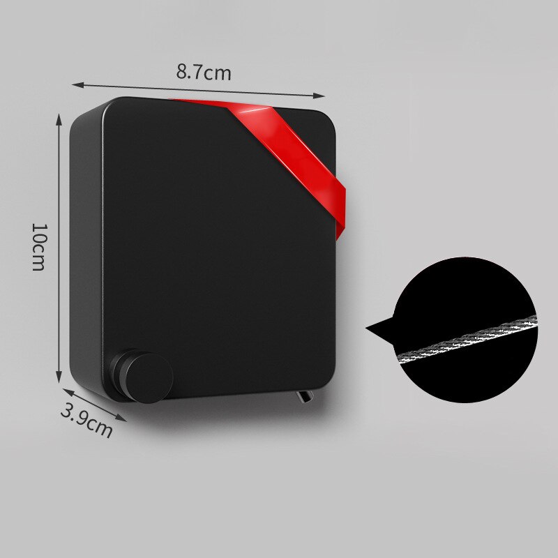 Retractable Clothesline Wall-Mounted Indoor Outdoor Washing Clothes Hanger Laundry Drying Line Balcony Invisible Drying Lines