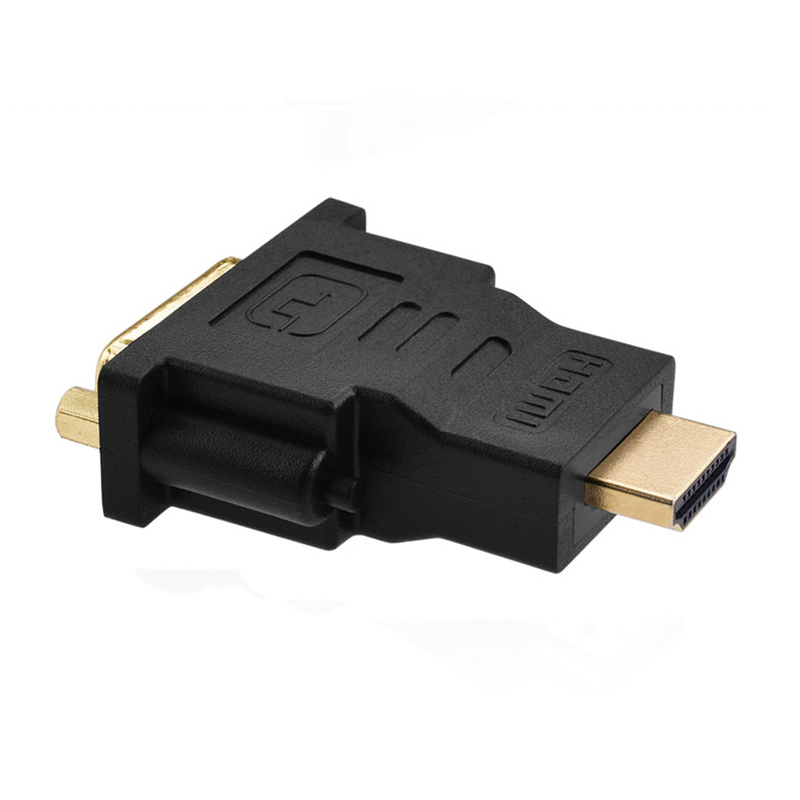 Mini Dual Link DVI i 24+5 Male to a HDMI Male Adapter Cable DVI-i Connector Splitter Converter Jack Wire Cord for HDTV PC