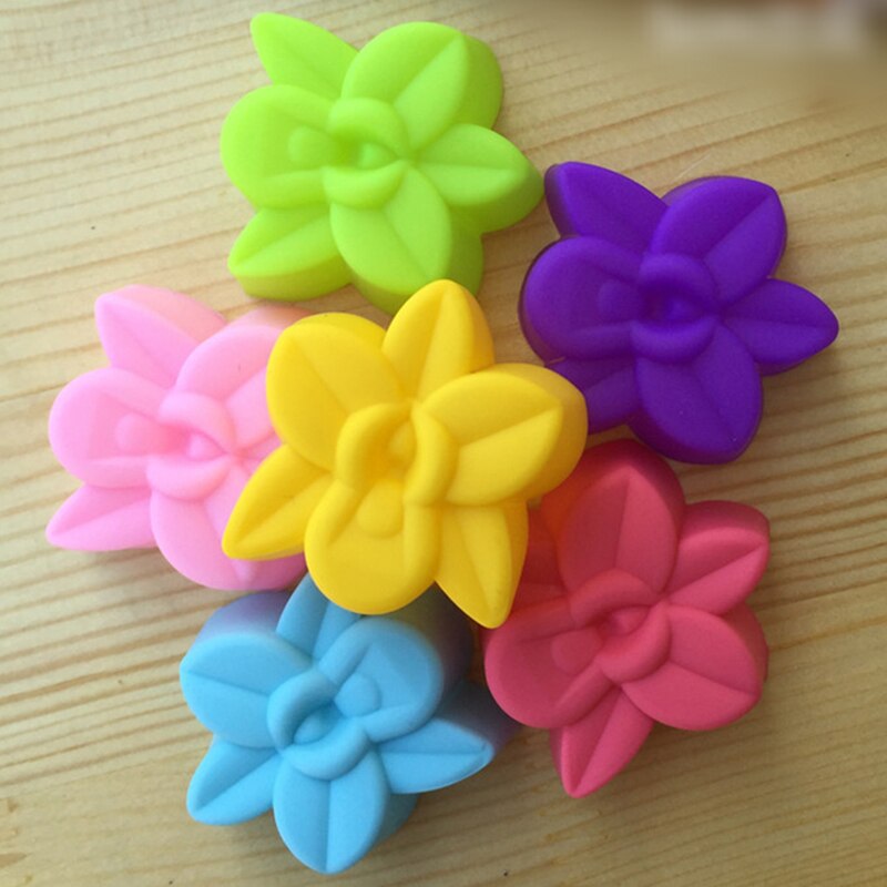 Silicone Baking Mold kitchen Tool Mould 5cm Orchid Horse Split Cup Cake Mold Orchid Baking Mold Cute Utensils Home Kitchen