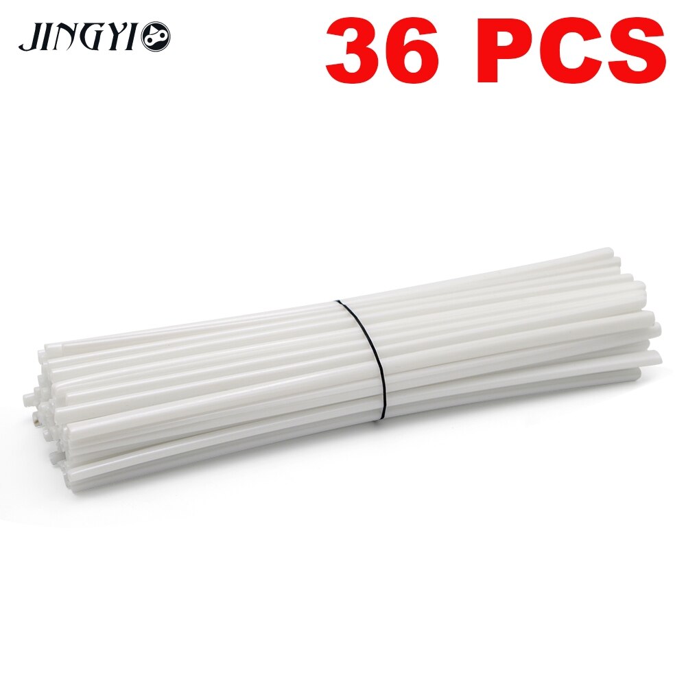 Motorcycle Dirt Bike Wheel Rim Spoke Skins Covers Wrap Tubes Decor Protector For KTM 65 85 250 125 SX KLX250 KLX450R 450 530 EXC: White