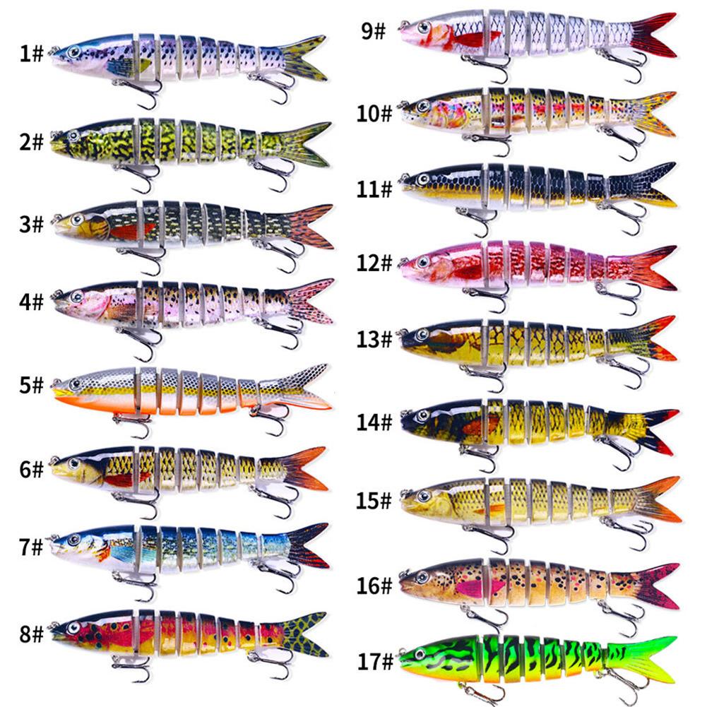 13cm 18g Multi Jointed Swimbait Fishing Lures Sinking Hard Bait Crankbait Wobbler For Pike Bass Musky Tackle