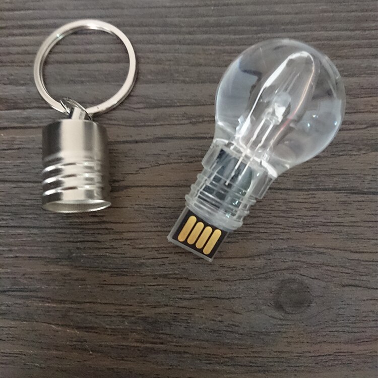Żarówka pamięć USB 2.0 z niebieskie jasne światło LED 16GB 8GB 32GB 4GB 64GB Flash Pendrive pamięć Pendrive dysk Usb specjalne prezenty