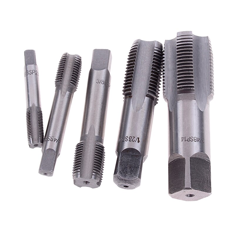 1x G1/8 1/4 3/8 1/2 3/4 HSS Taper Pipe Tap BSP Metal Screw Thread Cutting Tools
