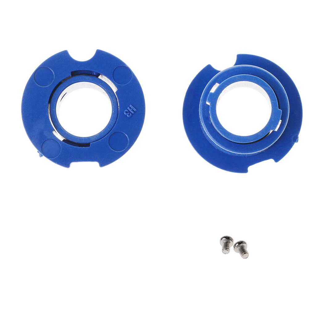 2pcs LED Headlight Bulb Base Adapter Socket Holder 880/HB4/HB3/H11/H7/H4/H3/H1 for Car Halogen Headlamps: H3