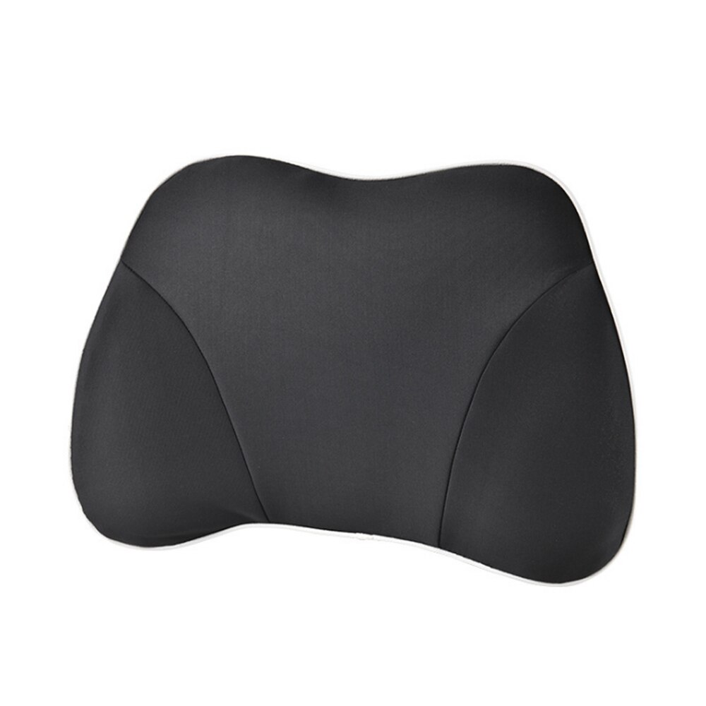 JINSERTA Car Safty Accessories Neck Pillow Adjustable Head Restraint Auto Seat Back Travel Pillow for Audlt Children: Black-Waist