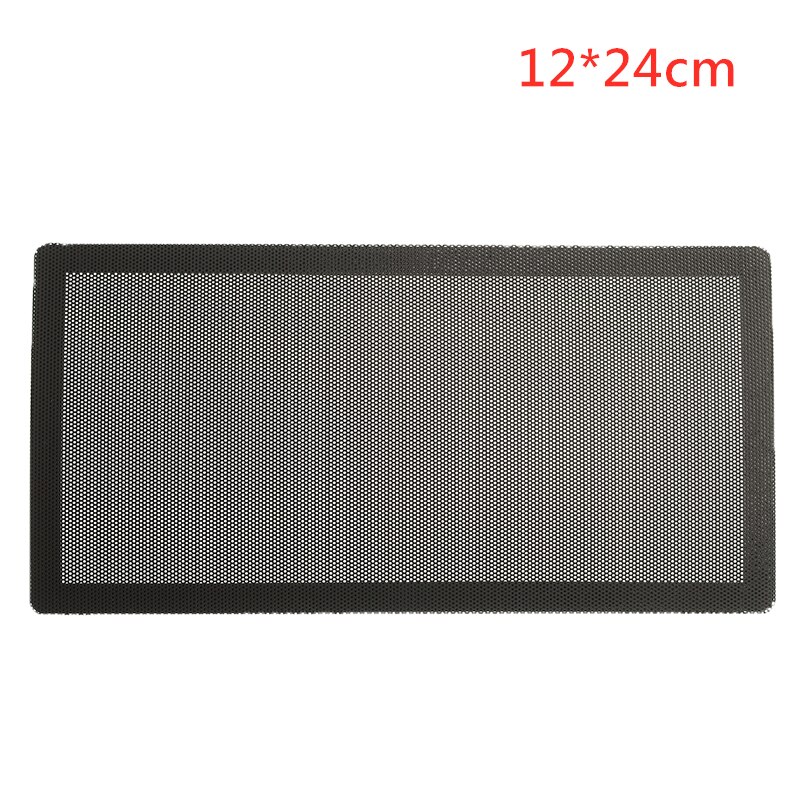5 size PC Case Cooling Fan Magnetic Dust Filter Mesh Cover Computer Guard Antidust Net 12*12CM/14*14CM/12*24CM/14*28CM/12*36CM: 12x24cm