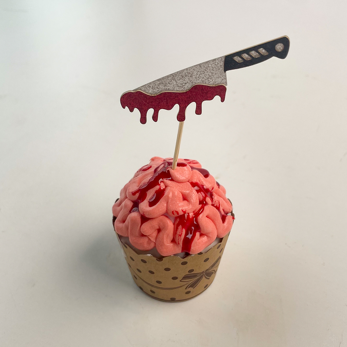 Sztuczny babeczka, fałszywy ekspozytor na ciasto, imitacja ciasta, dekoracje, symulacja realistycznej babeczki, plastikowy Model ciasta, sztuczne pieczone jedzenie.: lekki niebieski