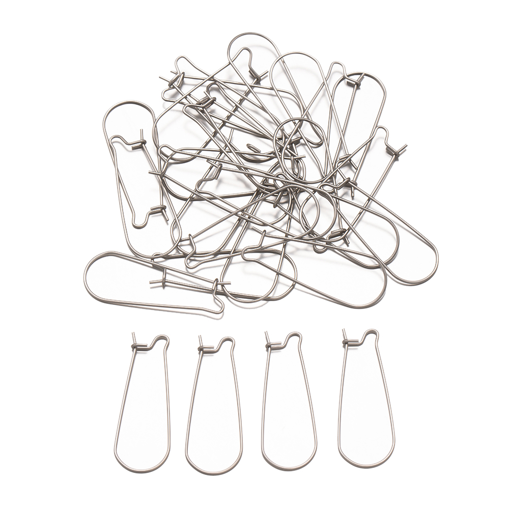 50 Stuks 20/25/33/38Mm Roestvrij Staal Nier Oor Draadhaken Voor Diy Hypoallergene Oorbellen Sieraden Maken Materialen Accessoires: M / green