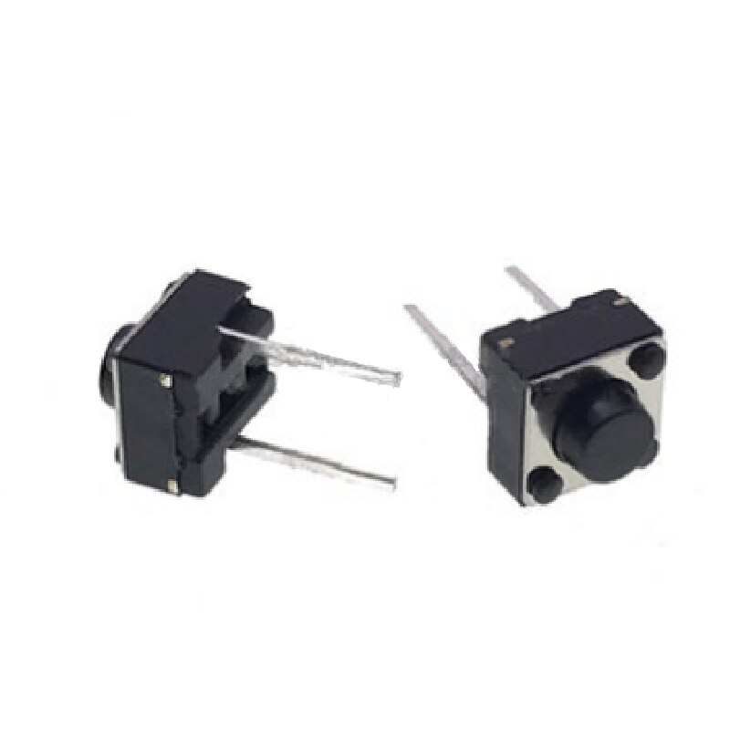 Midden 2 Pins 6X6x5mm 2PIN Dip Tact Drukknop Micro Sleutel Power Tactile Switches 6X6X5 6*6*5Mm Licht Touch