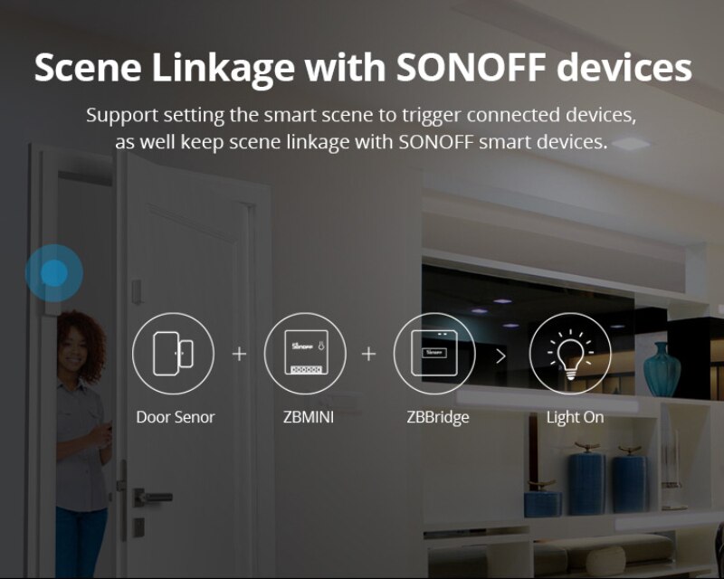 SONOFF MINI Zigbee 3.0 DIY Smart Switch Two Way Switch APP Remote Control Work With SONOFF ZB Bridge Smartthing Alexa Smart Home
