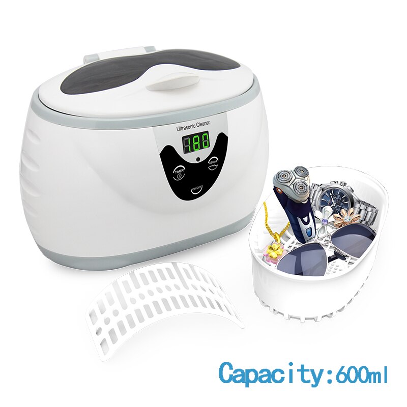 600ml Ultrasonic Cleaner SOONICK Super Sonic Jewelry Cleaning Machine Watch Ring Eyeglass Cleaners Sonic Denture Parts Washer
