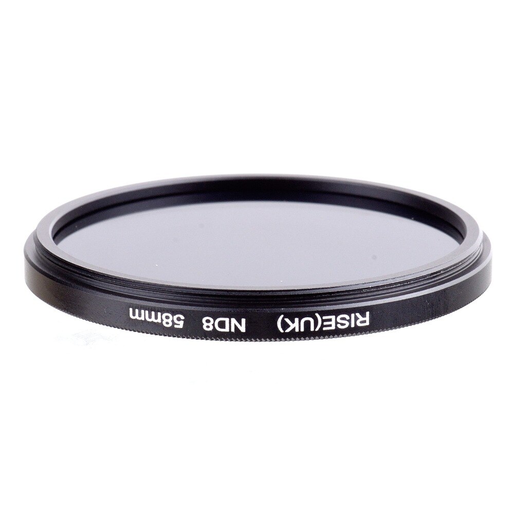 RISE (UK) 58 mm Neutral Density ND8 Filter VOOR ALLE Camera lens