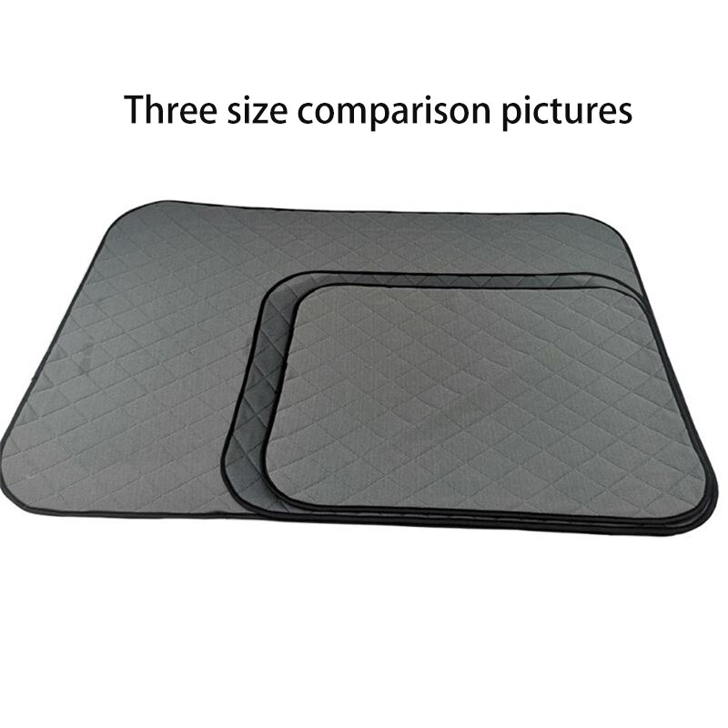 Almohadilla absorbente de orina para mascotas, alfombrilla impermeable y reutilizable para entrenamiento de perros, lavable, para pañales, ideal para viajes