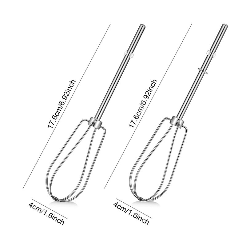 10Pcs Hand Mixer Turbo Beaters Spare Replacement Parts For KitchenAid W10490648 KHM2B AP5644233 W10240913 AP5644233 PS4082859