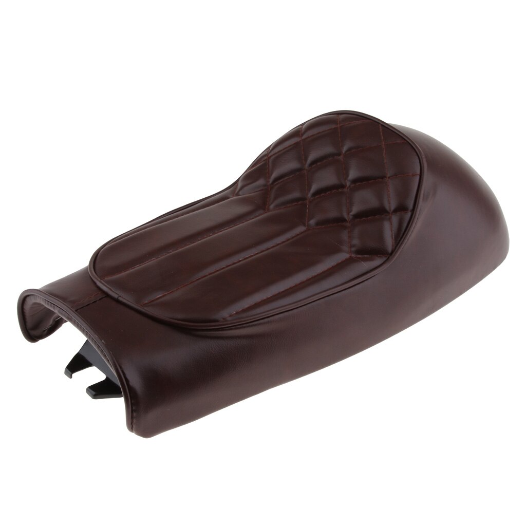 Siège de selle pour moto Vintage Cafe Racer et bosse, universel