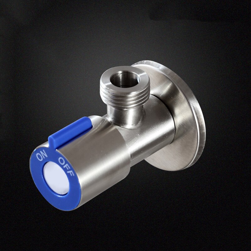 Stainless Steel Angle Valve G1/2 Filling Valves Brushed Finished Water Heater Cold Angle Valve Bathroom Toilet Accessories