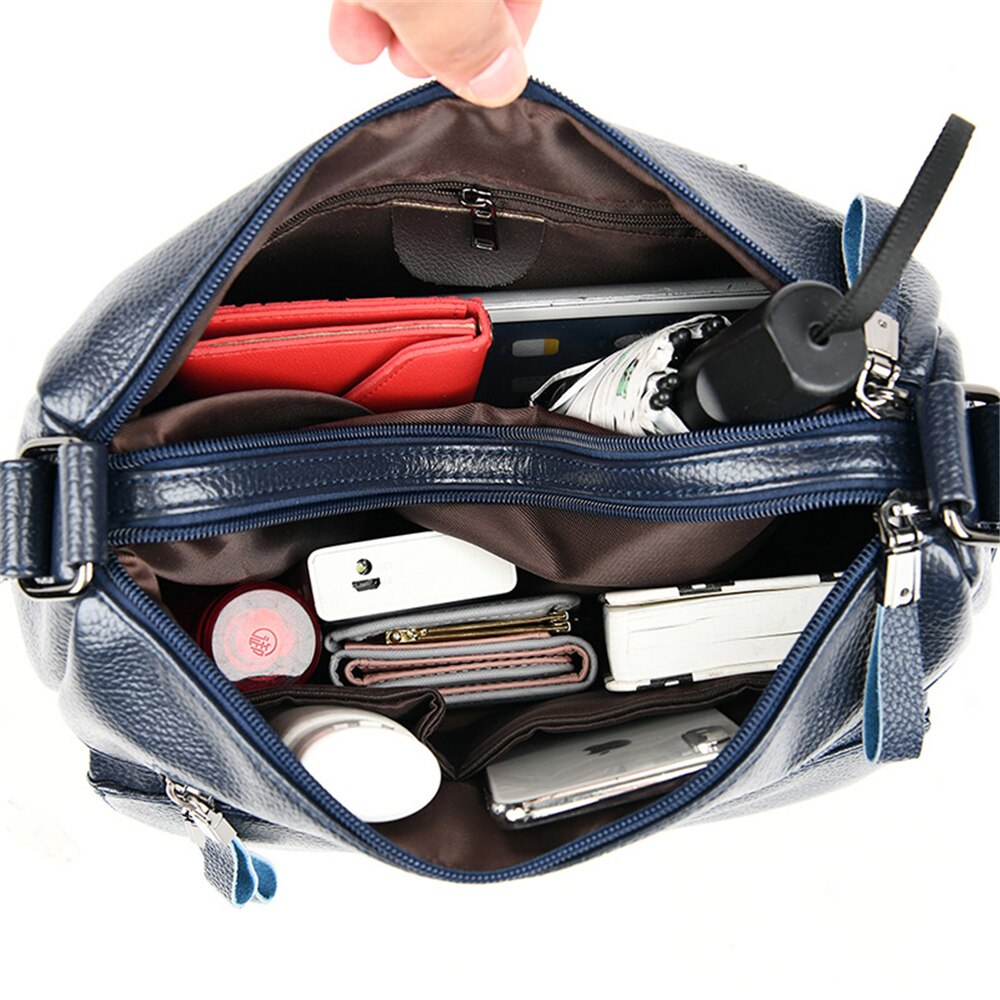 Multi-pocket crossbody tassen voor vrouwen sac a main femme leren luxe handtassen damestassen handtassen