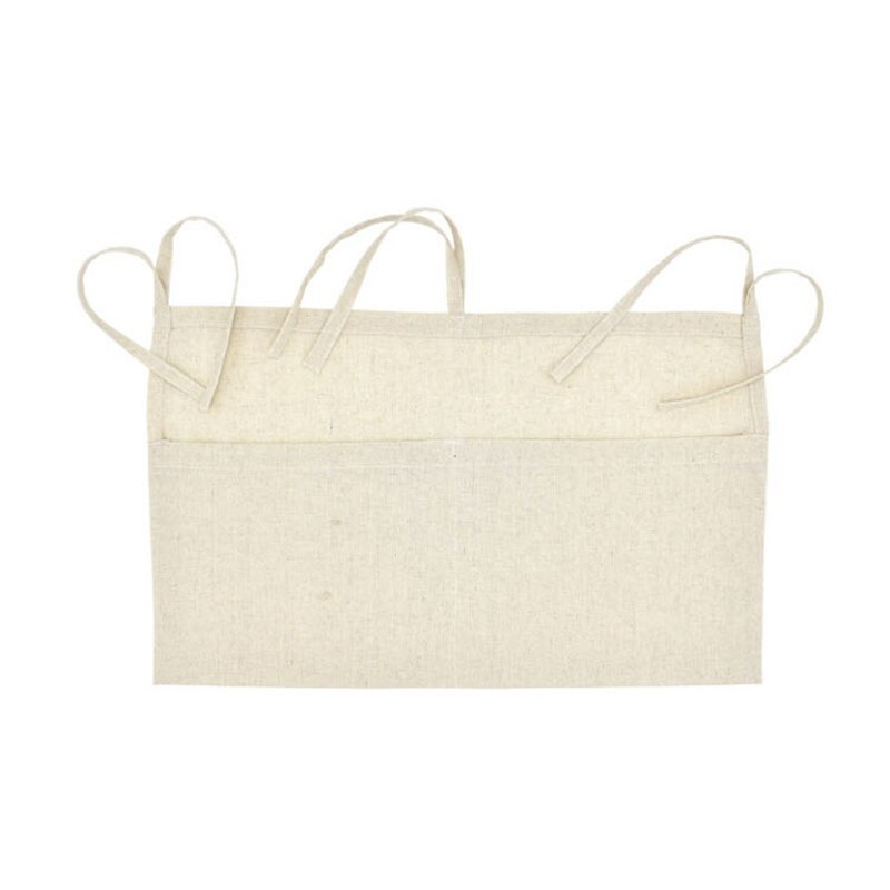 Sac de rangement suspendu pour berceau de bébé en coton, sac de rangement suspendu pour lit de bébé de , organisateur de lit de bébé, poche à couches de jouets pour ensemble de literie pour bébé