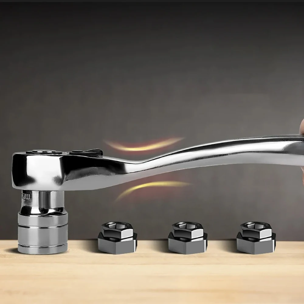 Skrallenøkkel 72- tenners forlengende teleskopiske skraller pipenøkler verktøyplate håndtak verktøysett tilbehør