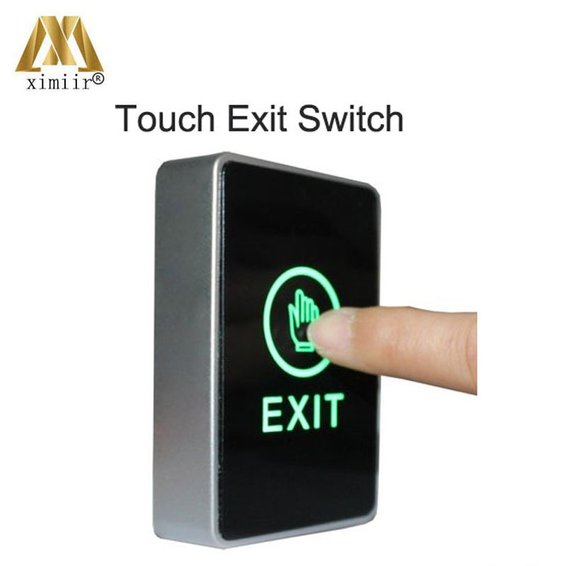 touch exit button finger release door open button exit switch X10 touch exit button