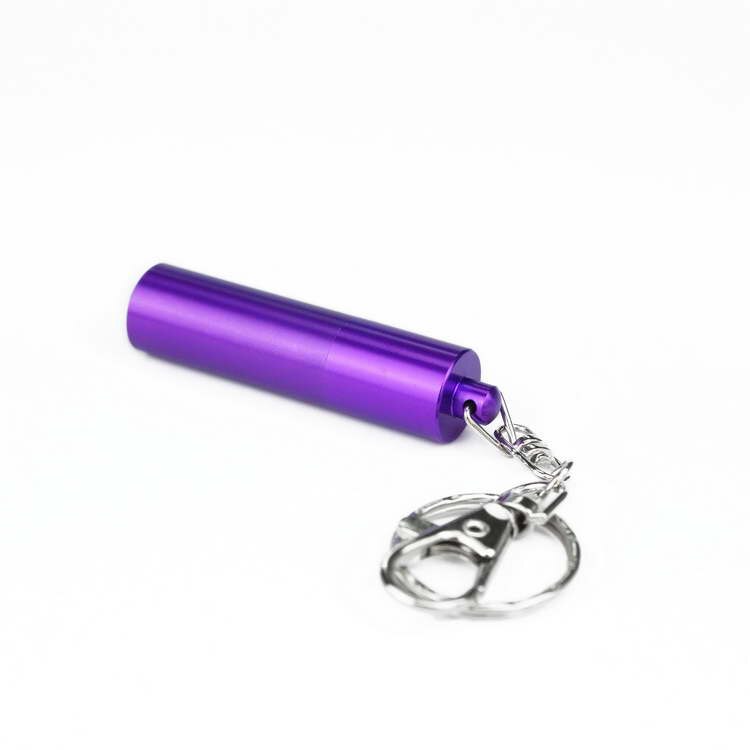 Billiards Pool Cue Stick Tip Tool Pick with Key Chain: Purple