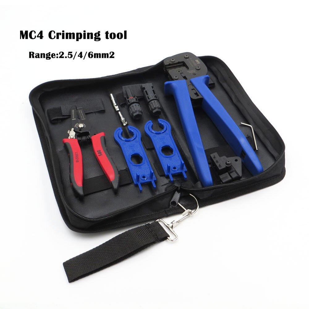 PV Y 3Y 4Y zweig modul PV Stecker für Solar- Tafel parallel verbindung anschließen Solar- System Cutter Stripper Crimpen Werkzeug: A2546B crimpen Bausatz