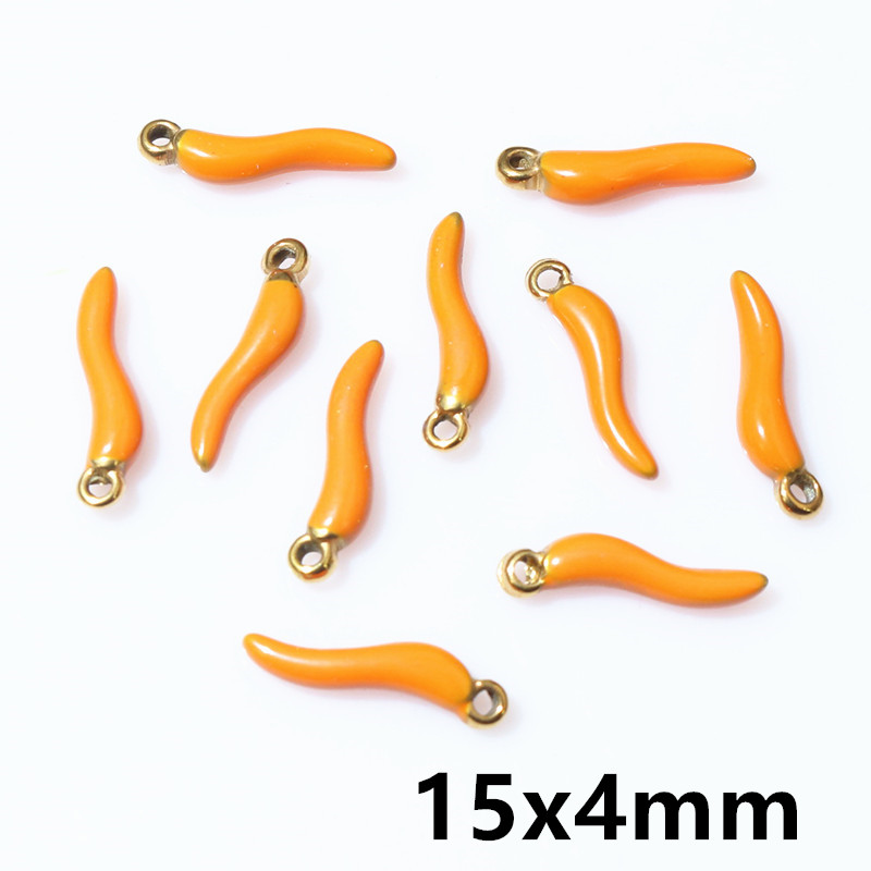 10 Stück Emaille Chili Pfeffer Reize Anhänger Multi Farben Für DIY Schmuck Herstellung Ohrringe Halskette Anhänger Zubehör Ergebnisse